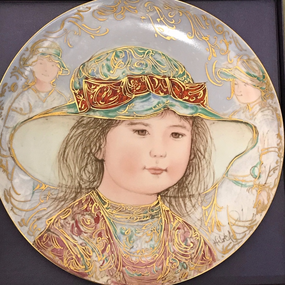 Edna Hibel Plate